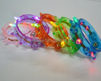 Free shipping 2pcs/lot glow bangle Light Up LED Spike Bracelets Flashing Strobe Blinking Rave EDC Party Club
Free shipping 2pcs/lot glow bangle Light Up LED Spike Bracelets Flashing Strobe Blinking Rave EDC Party Club