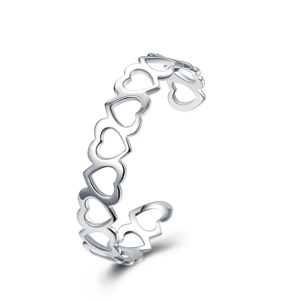 925 sterling silver jewelry &Stamped 925 Small open Heart Link Free Size Open Cuff bracelet bangle for women trendy jewelry
925 sterling silver jewelry &Stamped 925 Small open Heart Link Free Size Open Cuff bracelet bangle for women trendy jewelry