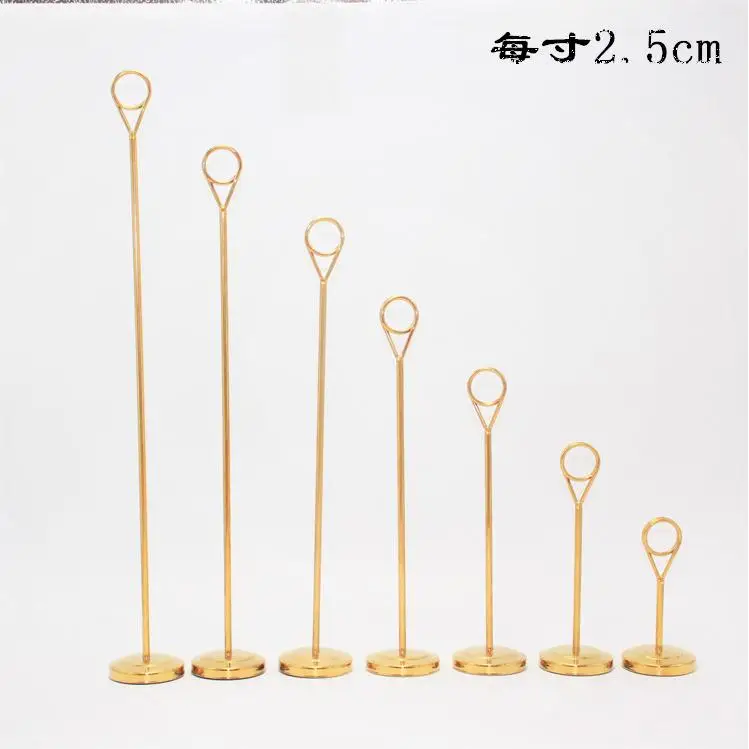 10inch Gold Stainless Circle Steel Table Number Place Card Holder Menu Stand for Wedding Restaurant Home Decoration
10inch Gold Stainless Circle Steel Table Number Place Card Holder Menu Stand for Wedding Restaurant Home Decoration