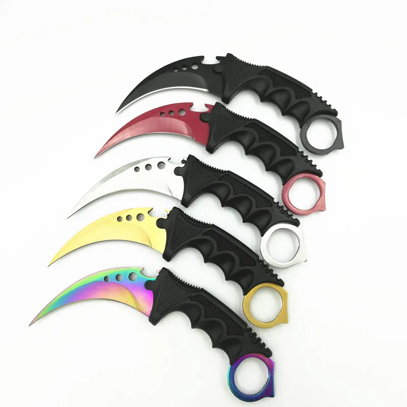HS Tools New Version Steel Claw knives Hunting Knife CS GO Tactical Claw Neck Knife Camp Outdoor Self Defense Hunting Knife
HS Tools New Version Steel Claw knives Hunting Knife CS GO Tactical Claw Neck Knife Camp Outdoor Self Defense Hunting Knife