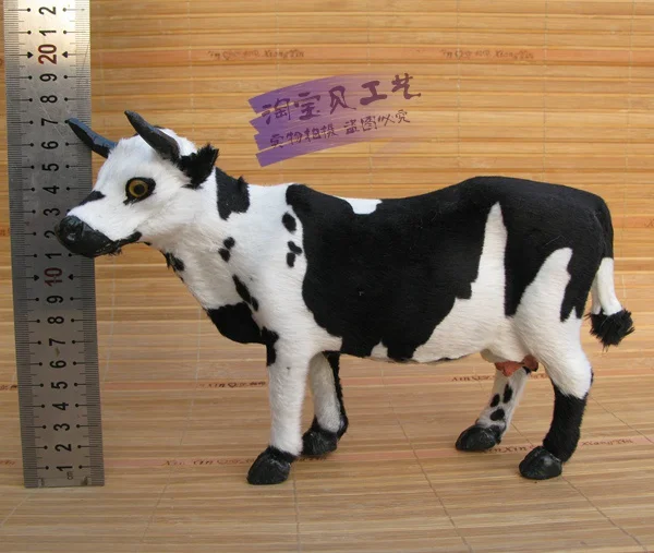 cute simulation cow toy polyethylene & furs doll gift 25x8x18cm 2445 | Игрушки и хобби