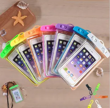1000pcs/lot Swimming Bags Waterproof Bag with Luminous Underwater Pouch Phone Case For universal models smaller than 6inch phone
1000pcs/lot Swimming Bags Waterproof Bag with Luminous Underwater Pouch Phone Case For universal models smaller than 6inch phone