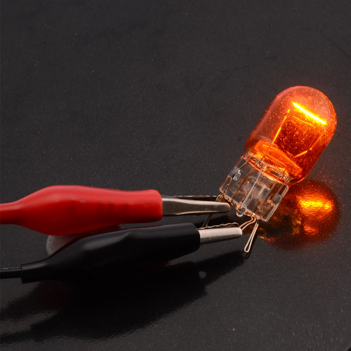Mayitr 2pcs 12V W21/5W T20 Dual Filament Light 7443 Amber Car DRL Side Signal Light Bulb for Car Brake Stop Indicator Lights