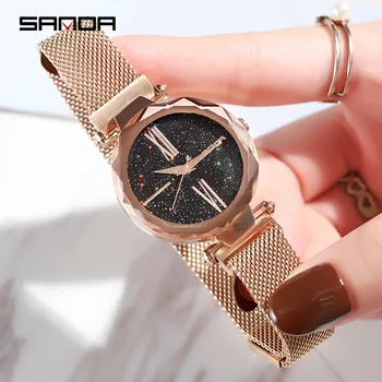 2018 Rose Gold starry sky Women Watches Creative Roman Fashion Quartz Ladies Watch Stainless Steel Clock relogio feminino
2018 Rose Gold starry sky Women Watches Creative Roman Fashion Quartz Ladies Watch Stainless Steel Clock relogio feminino
