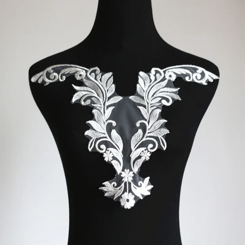 1pc Ivory Large Size Wedding Flower Accessories Handmade diy Material High-grade Wedding Dress Large Back Applique Lace LA248
1pc Ivory Large Size Wedding Flower Accessories Handmade diy Material High-grade Wedding Dress Large Back Applique Lace LA248