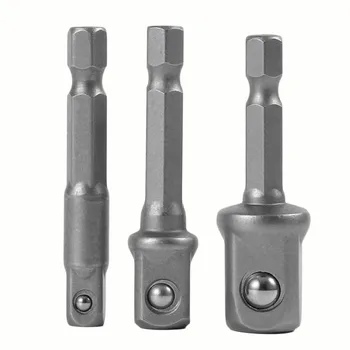 3pcs Wrench Sleeve Extension Bar Hex Shank Drive Power Drill Bit Socket Driver Adapter Set 1/4 3/8 1/2& 50mm Long
3pcs Wrench Sleeve Extension Bar Hex Shank Drive Power Drill Bit Socket Driver Adapter Set 1/4 3/8 1/2& 50mm Long