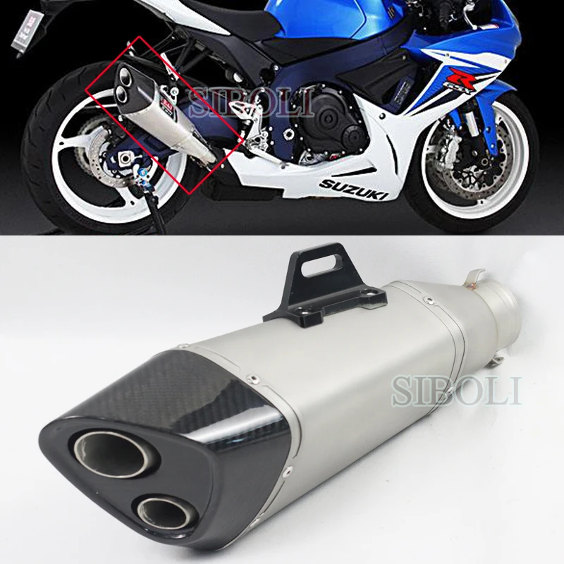 51mm Universal Motorcycle Exhaust Muffler Pipe Carbon Fiber For Yoshimura R11 Exhaust echappement moto R1 R3 ER6N NMAX
51mm Universal Motorcycle Exhaust Muffler Pipe Carbon Fiber For Yoshimura R11 Exhaust echappement moto R1 R3 ER6N NMAX