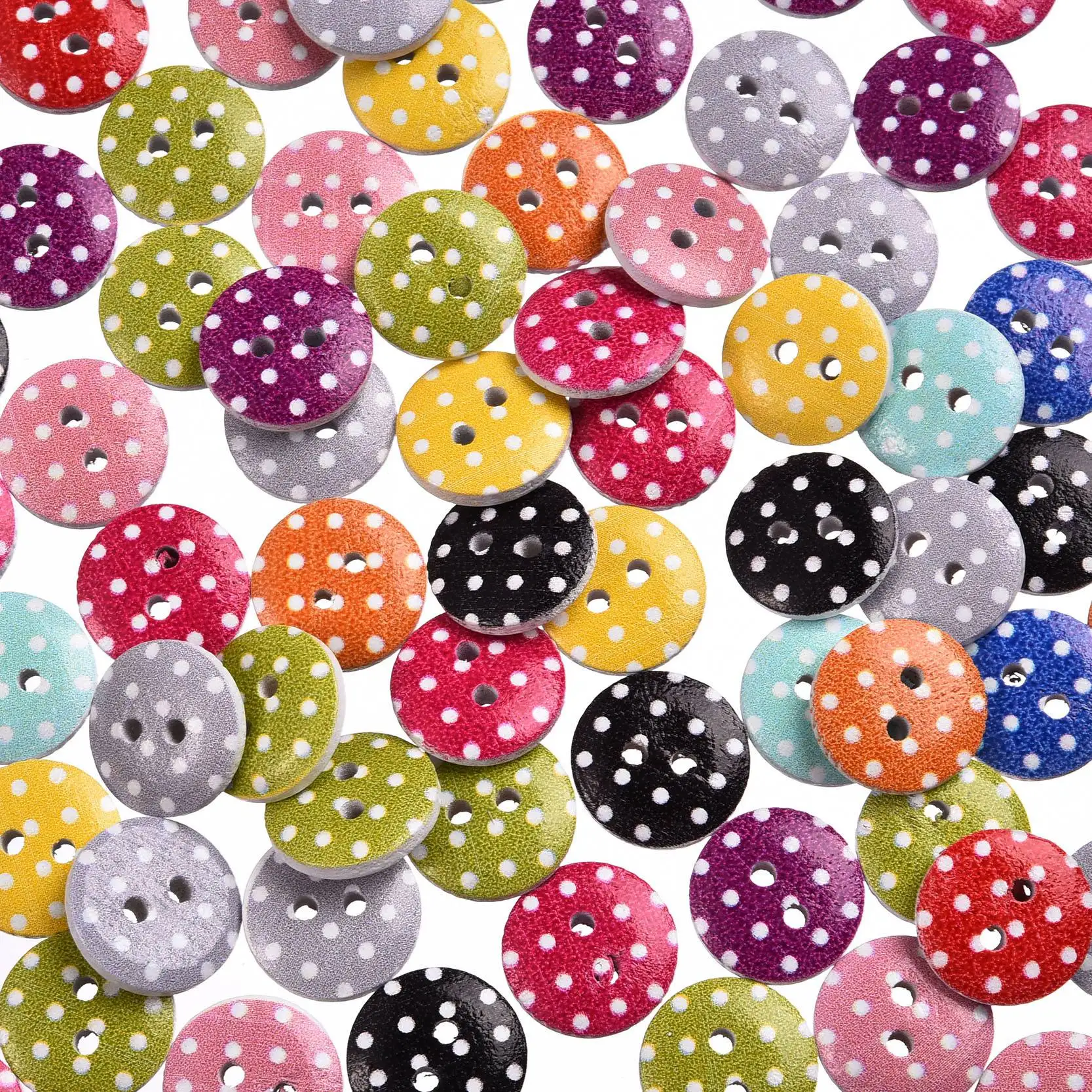 Sewing Accessories Buttons Wood Buttons Cabochons Scrapbooking 100Pcs Mixed 2 Holes Dot Round Wood Sewing Buttons 13mm
Sewing Accessories Buttons Wood Buttons Cabochons Scrapbooking 100Pcs Mixed 2 Holes Dot Round Wood Sewing Buttons 13mm