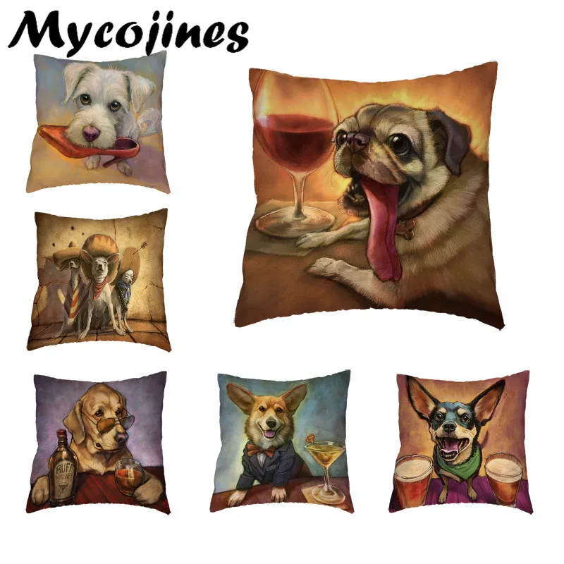 Warm Pet Corgi Cushion Cover Beer Wine Coffee Golden Retriever Schnauzer Chihuahua 45*45Cm Office Home Couch Rock Chair Decorate
Warm Pet Corgi Cushion Cover Beer Wine Coffee Golden Retriever Schnauzer Chihuahua 45*45Cm Office Home Couch Rock Chair Decorate
