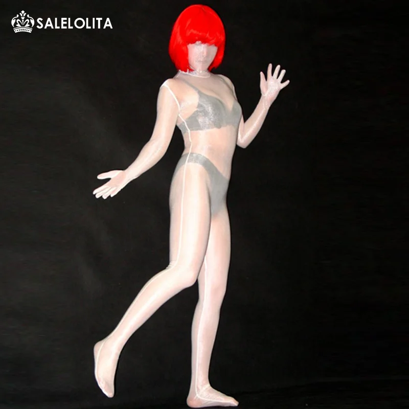 Hot Sale Flesh Color Transparent Lycra Spandex Zentai CatSuit Halloween Unisex Full Body Gymnastics Leotard Bodysuit Costumes
Hot Sale Flesh Color Transparent Lycra Spandex Zentai CatSuit Halloween Unisex Full Body Gymnastics Leotard Bodysuit Costumes