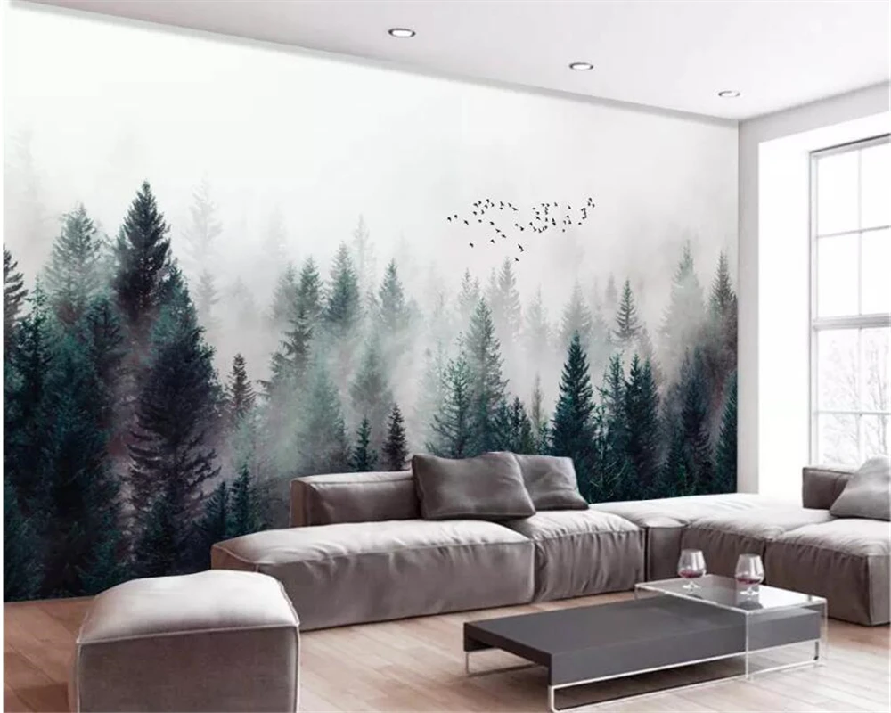 Beibehang Custom large natural 3d wallpaper fog forest fog bird modern 3d living room TV background wall wallpaper for walls 3 d
Beibehang Custom large natural 3d wallpaper fog forest fog bird modern 3d living room TV background wall wallpaper for walls 3 d