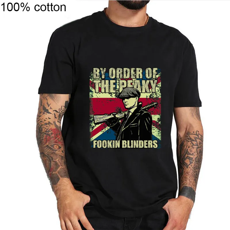 By Order of The Peaky Fookin Blinders - Peaky Blinders T Shirt Hip-Hop Simple Splicing Tee Tops T-Shirts Sale New Fashion Summer
By Order of The Peaky Fookin Blinders - Peaky Blinders T Shirt Hip-Hop Simple Splicing Tee Tops T-Shirts Sale New Fashion Summer
