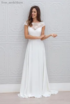 Bohemian Lace Wedding Dresses 2019 Illusion Neck Backless Sweep Train Robe De Mariage Vestidos De Noiva Plus Size Custom Made
Bohemian Lace Wedding Dresses 2019 Illusion Neck Backless Sweep Train Robe De Mariage Vestidos De Noiva Plus Size Custom Made