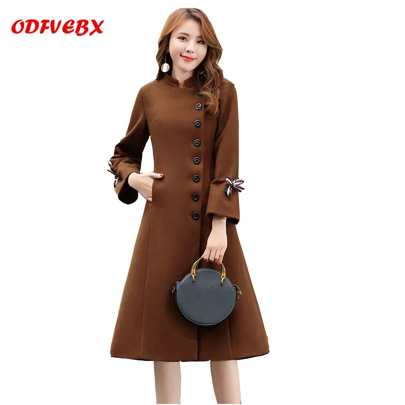 Autumn woolen coat female medium long 2019 spring new high-end Slim retro long-sleeved wool windbreaker women's clothingODFVEBX
Autumn woolen coat female medium long 2019 spring new high-end Slim retro long-sleeved wool windbreaker women's clothingODFVEBX