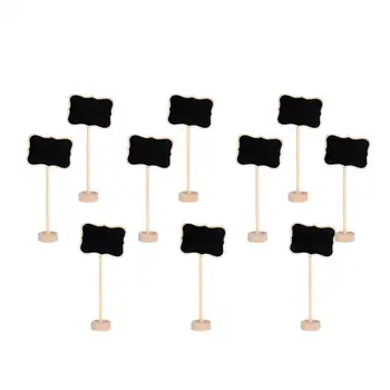 VODOOL 10Pcs Mini Wooden Chalkboards Children Small Blackboard Decoration Borders Black Board for Message Party with Stand
VODOOL 10Pcs Mini Wooden Chalkboards Children Small Blackboard Decoration Borders Black Board for Message Party with Stand