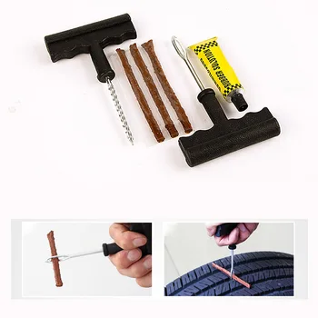 1 Set Portable Practical Car Tubeless Tire Repair Plugs Kit Rasp Needle Patch Fix Tools Cement Set Car Accessories
1 Set Portable Practical Car Tubeless Tire Repair Plugs Kit Rasp Needle Patch Fix Tools Cement Set Car Accessories