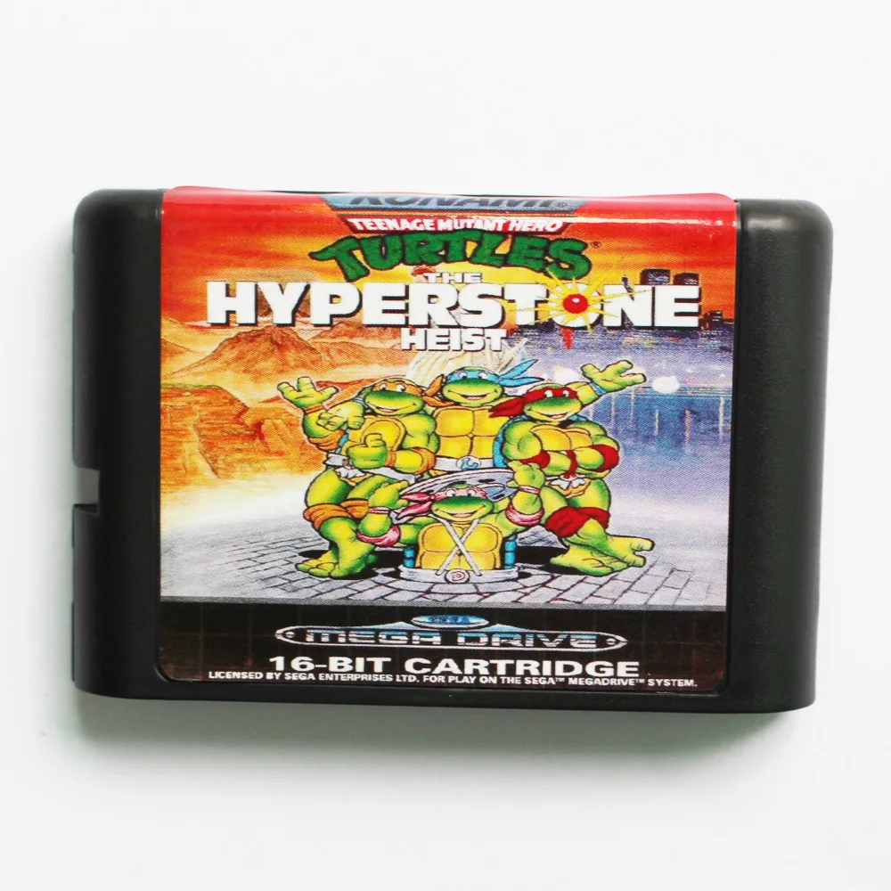 Teenage Mutant Ninja Turtles The Hyper Stone Heist EU/US Shell 16 bit MD Game Card For Sega Mega Drive For Genesis
Teenage Mutant Ninja Turtles The Hyper Stone Heist EU/US Shell 16 bit MD Game Card For Sega Mega Drive For Genesis