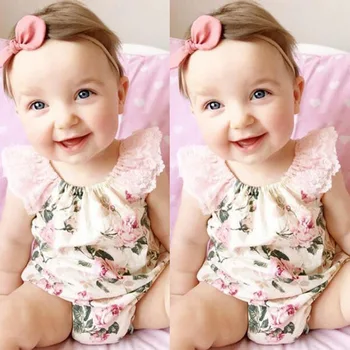 2017 baby girl rompers flower print lace girls clothes summer cotton kids romper newborn infant clothing bebe overall clothes
2017 baby girl rompers flower print lace girls clothes summer cotton kids romper newborn infant clothing bebe overall clothes