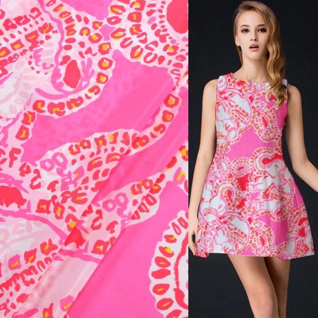 Bohemia style animal print elephont pattern silk Crepe DE chine fabric 16momme 129cm width by yard,SCDC584
Bohemia style animal print elephont pattern silk Crepe DE chine fabric 16momme 129cm width by yard,SCDC584