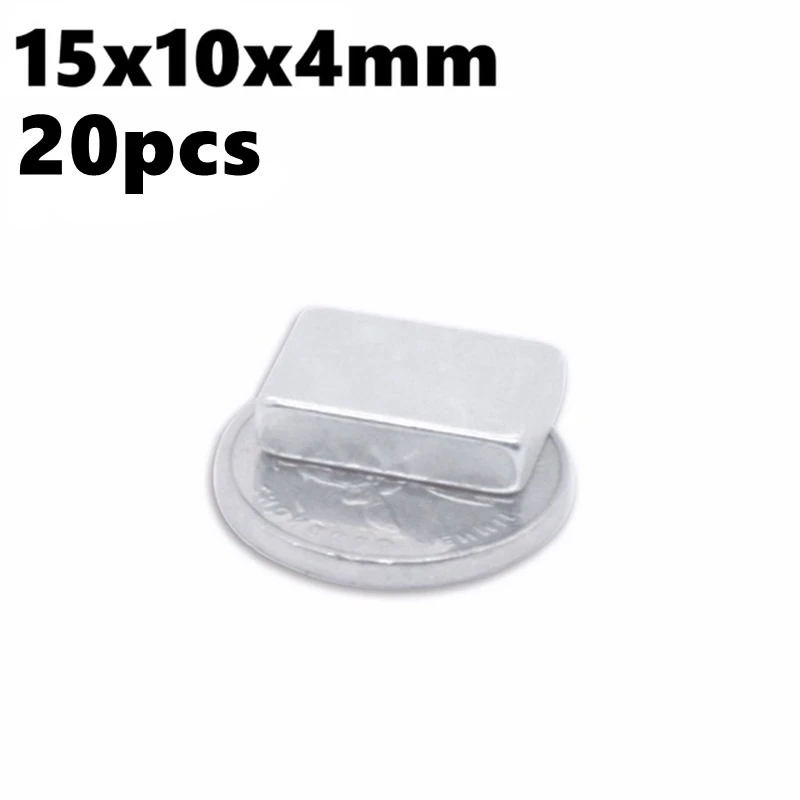 Time-limited Powerful Magnetic Small Block Magnets 15mm X 10mm X 4mm 20pcs N35 Ndfeb 15*10*4 Imanes Strong Neodymium Magnet
Time-limited Powerful Magnetic Small Block Magnets 15mm X 10mm X 4mm 20pcs N35 Ndfeb 15*10*4 Imanes Strong Neodymium Magnet