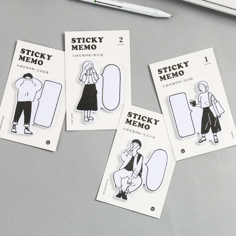 30 Sheets Wow Character Guy Memo Pads Black White Boys Girls Sticky Notes Kawaii Paper Notepad For Scrapbooking Bookmark Sticker
30 Sheets Wow Character Guy Memo Pads Black White Boys Girls Sticky Notes Kawaii Paper Notepad For Scrapbooking Bookmark Sticker