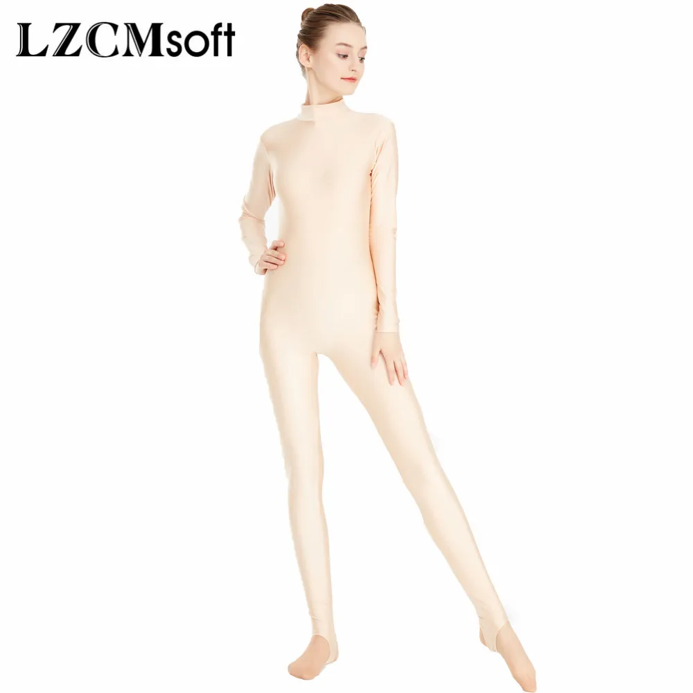 LZCMsoft Women Long Sleeve Unitard Girls High Neck Lycra Spandex Bodysuits Gymnastics Dance Unitards With Stirrups
LZCMsoft Women Long Sleeve Unitard Girls High Neck Lycra Spandex Bodysuits Gymnastics Dance Unitards With Stirrups