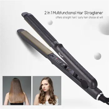PTC Fast Heating Hair Flat Iron Hair Straightener Ceramic Tourmaline Straightening Irons Small Wave Wide Hair Plates
PTC Fast Heating Hair Flat Iron Hair Straightener Ceramic Tourmaline Straightening Irons Small Wave Wide Hair Plates