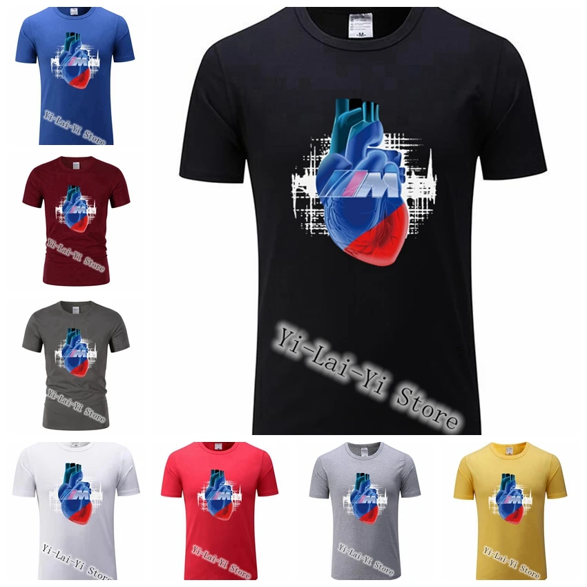 Brand New Car M Power Heart M3 M5 Logo Auto Cars Blut Manner Printed T-shirt E92 E46 E30 E21 Tee Tops Men TShirt Free Shipping
Brand New Car M Power Heart M3 M5 Logo Auto Cars Blut Manner Printed T-shirt E92 E46 E30 E21 Tee Tops Men TShirt Free Shipping