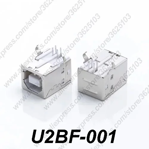 10PCS U2BF-001 Printer Tail CHarging USB 2.0 Connector Female Jack 90Degree Charging Socket USB 2.0 Jack Data Transmission
10PCS U2BF-001 Printer Tail CHarging USB 2.0 Connector Female Jack 90Degree Charging Socket USB 2.0 Jack Data Transmission