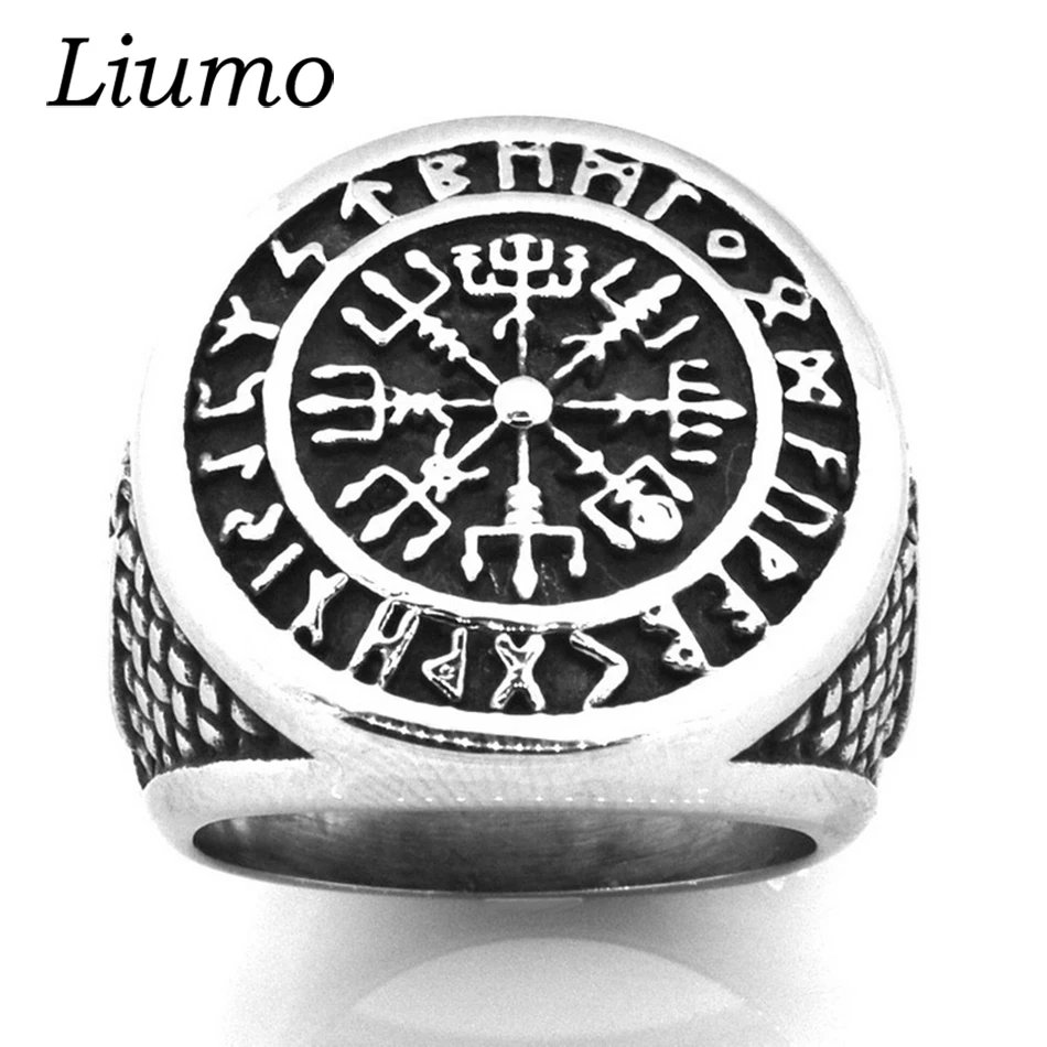Liumo Fashion Punk Style Nordic Viking Rune Beads Scandinavian Odin Alloy Men Biker Ring Lr966
Liumo Fashion Punk Style Nordic Viking Rune Beads Scandinavian Odin Alloy Men Biker Ring Lr966