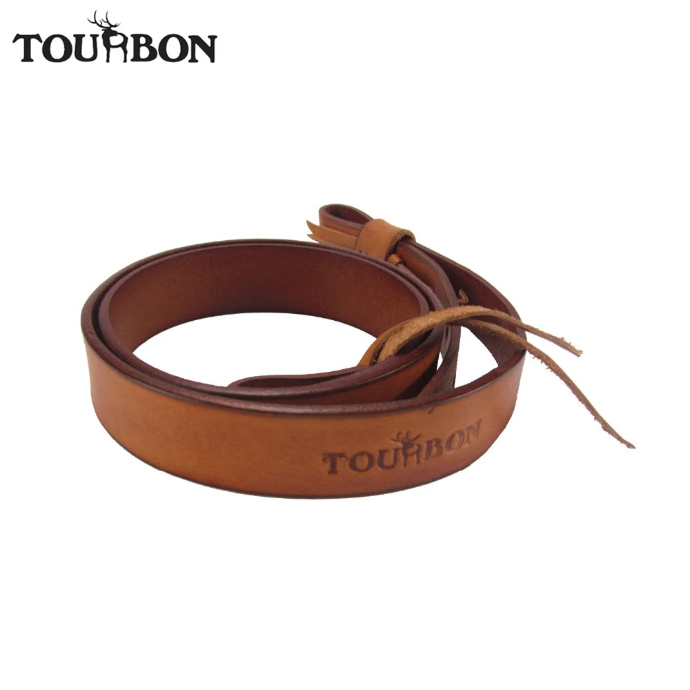 Фото Tourbon Тактический двухточечный ремень для ружья кожаный - купить