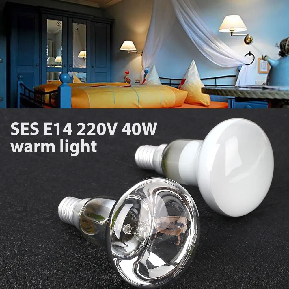 Incandescent lamp E14 Reflector Spot light Bulb 220-240V SES 40W Lava Lamp Warm White Screw Type Filament Lamp Lighting Fixture
Incandescent lamp E14 Reflector Spot light Bulb 220-240V SES 40W Lava Lamp Warm White Screw Type Filament Lamp Lighting Fixture