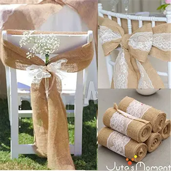 Natural Jute Rustic Burlap Lace Hessian Table Runner Table Chair Chair Sash Band for Wedding Festival Event Table Decoration
Natural Jute Rustic Burlap Lace Hessian Table Runner Table Chair Chair Sash Band for Wedding Festival Event Table Decoration