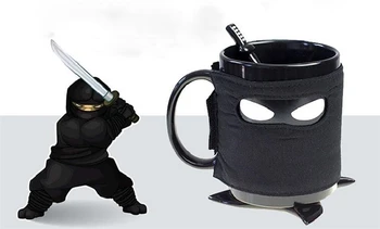 Excellent Mug! Assassinate Caffeine Cravings Ninja Mug Black Thermal Mask Coat Ceramic Mug with Spoon Sword and Shuriken Coaster
Excellent Mug! Assassinate Caffeine Cravings Ninja Mug Black Thermal Mask Coat Ceramic Mug with Spoon Sword and Shuriken Coaster