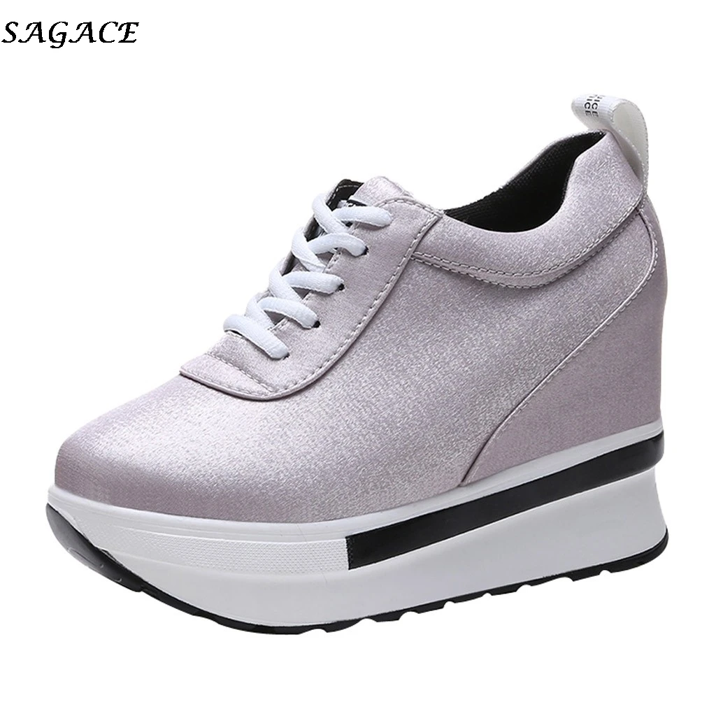 SAGACE Women Platform Wedge Sneakers Autumn Mesh Breathable High Heel Casual Shoes Female Height Increasing Outdoor Shoes Woman
SAGACE Women Platform Wedge Sneakers Autumn Mesh Breathable High Heel Casual Shoes Female Height Increasing Outdoor Shoes Woman