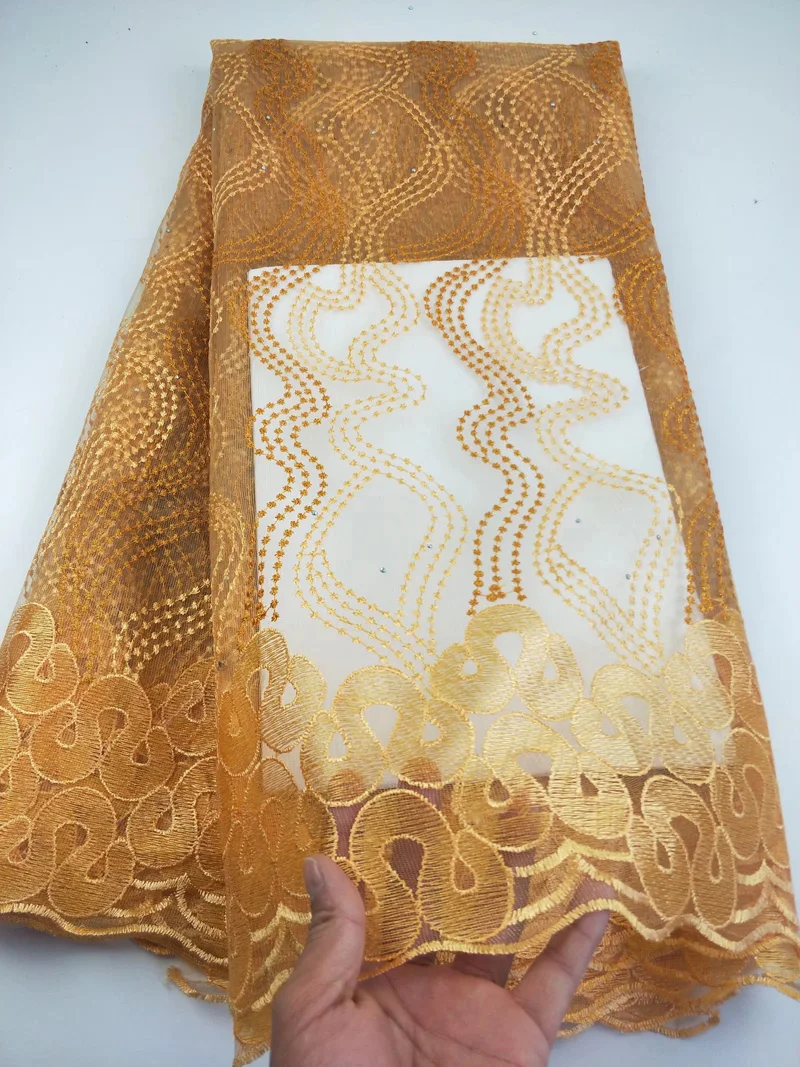9 colros (5yards/pc) gold color African tulle lace simple and beautiful embroidered French net lace fabric for party dress FRL12
9 colros (5yards/pc) gold color African tulle lace simple and beautiful embroidered French net lace fabric for party dress FRL12