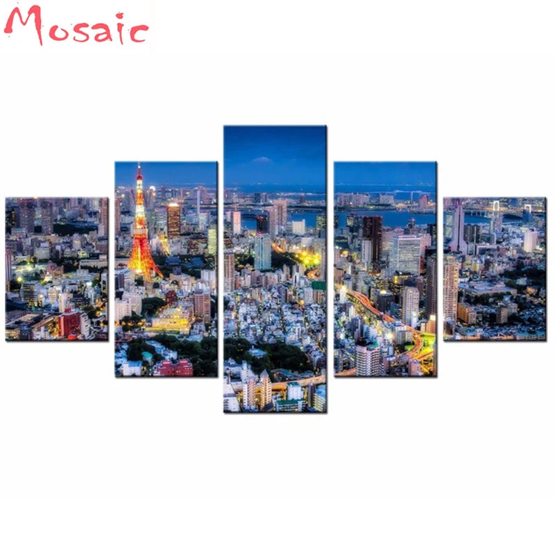 5 pcs diamond mosaic Paris city night full square Rubik's Cube rhinestones painting embroidery diamond painting Multi-picture
5 pcs diamond mosaic Paris city night full square Rubik's Cube rhinestones painting embroidery diamond painting Multi-picture