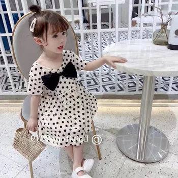 Mihkalev Litter girl party dress Pattern Bow dot kids dress for girls 8 years Short-Sleeve baby girls summer princess dresses
Mihkalev Litter girl party dress Pattern Bow dot kids dress for girls 8 years Short-Sleeve baby girls summer princess dresses