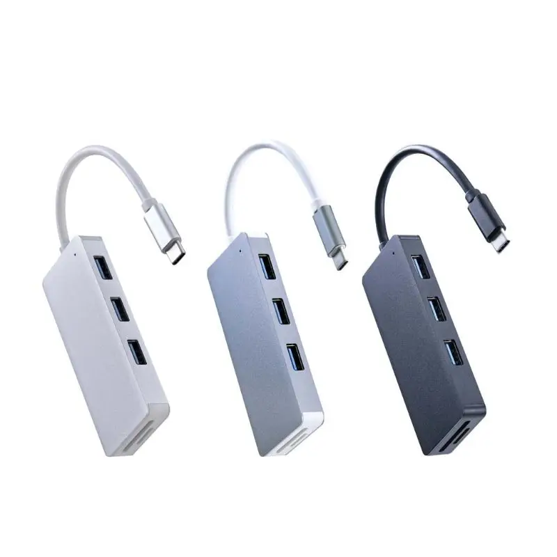 5in1 Type C To 3 ports USB 3.0 Hub SD/TF/micro SD Card Reader for Macbook Laptop Samsung S9 S8 Huawei Mate 20/10
5in1 Type C To 3 ports USB 3.0 Hub SD/TF/micro SD Card Reader for Macbook Laptop Samsung S9 S8 Huawei Mate 20/10