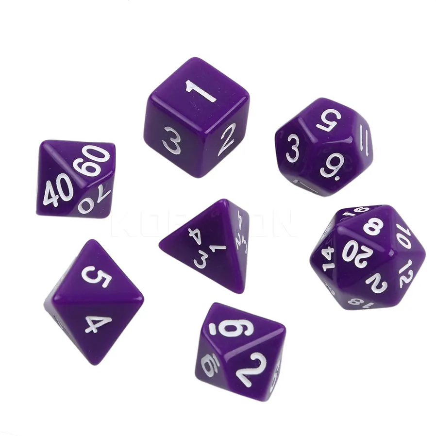 7pcs/set Multi Sides Dice Set Home KTV Playing Games Dice d4 d6 d8 d10 d10 d12 d20 Board Games Digital Dice
7pcs/set Multi Sides Dice Set Home KTV Playing Games Dice d4 d6 d8 d10 d10 d12 d20 Board Games Digital Dice