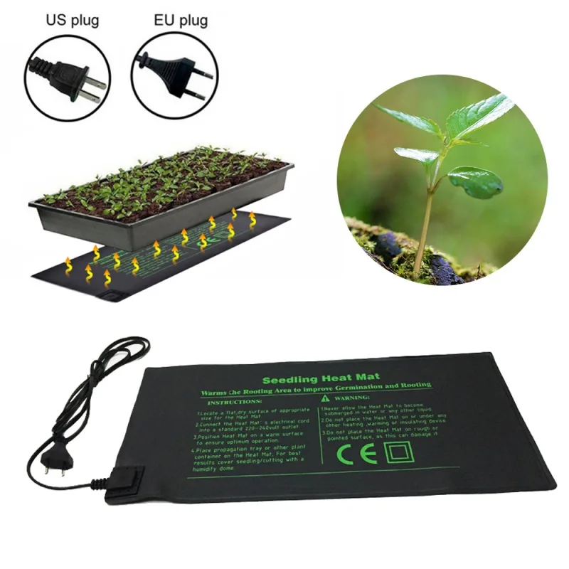 Plant Seedling Heat Mat Seed Germination Propagation Clone Starter Pad Vegetable Flower Garden Tools Supplies Greenhouse 52X24cm
Plant Seedling Heat Mat Seed Germination Propagation Clone Starter Pad Vegetable Flower Garden Tools Supplies Greenhouse 52X24cm