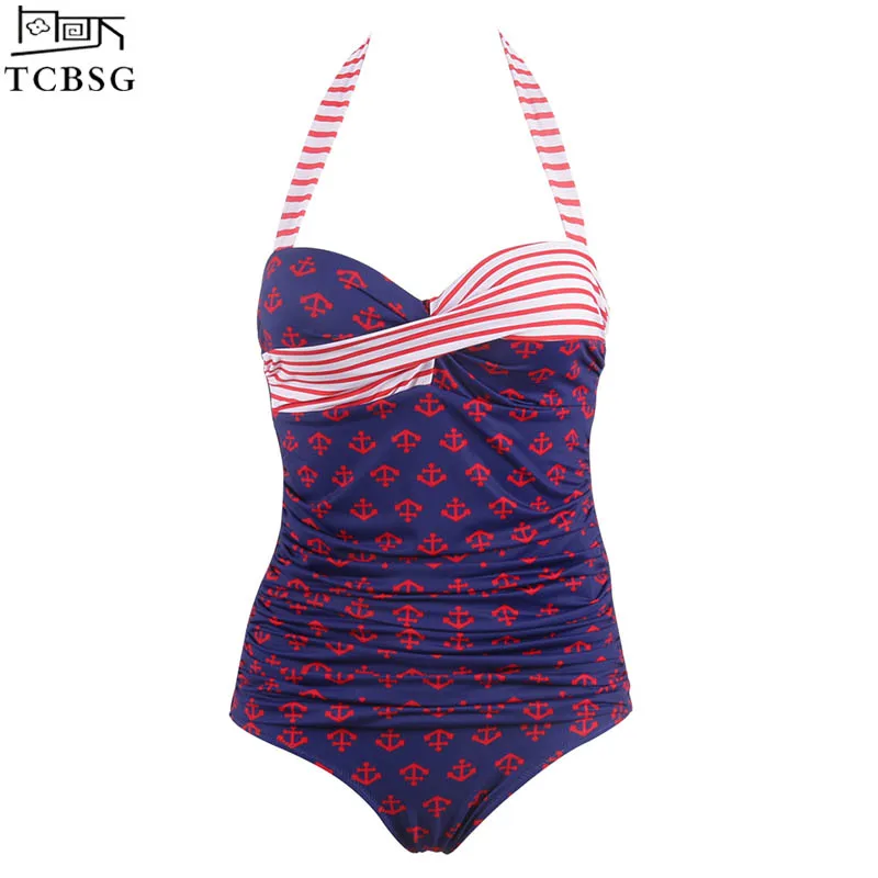 TCBSG New Arrival Plus Size Swimwear Women One Piece Swimsuit Retro Print Patchwork Push Up Summer Beach Bathing Suit Swim M~4XL
TCBSG New Arrival Plus Size Swimwear Women One Piece Swimsuit Retro Print Patchwork Push Up Summer Beach Bathing Suit Swim M~4XL