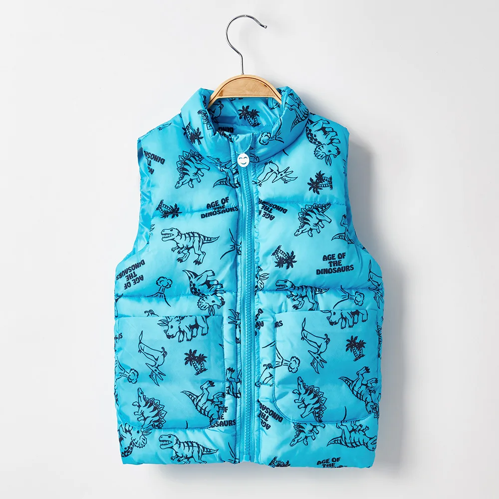 Girls down jacket 2018 autumn&winter new vest stand collar cartoon dinosaur thick warm baby boy baby vest children's cotton vest
Girls down jacket 2018 autumn&winter new vest stand collar cartoon dinosaur thick warm baby boy baby vest children's cotton vest