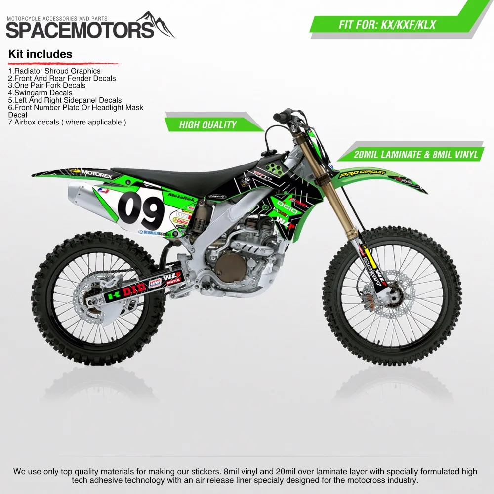 3M vinyl 3m skin decal for motorcycle KX KLX KXF F 85cc 100cc 250cc 450cc 2004-2006 Moto cross Enduro Dirt bike Motocross
3M vinyl 3m skin decal for motorcycle KX KLX KXF F 85cc 100cc 250cc 450cc 2004-2006 Moto cross Enduro Dirt bike Motocross