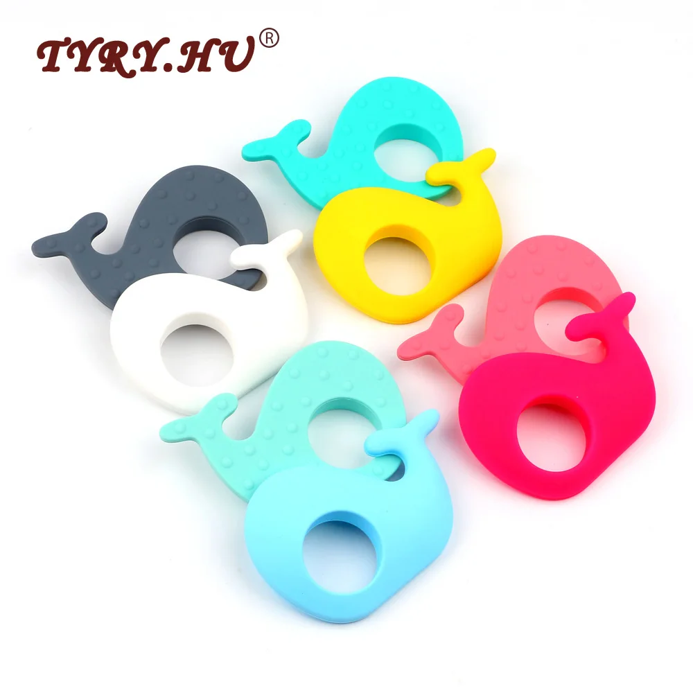 5pcs Baby Teething Whale Silicone beads BPA Safe Food Grade Newborn Teething Chew DIY Charms Necklace Toys Animals Pendants
5pcs Baby Teething Whale Silicone beads BPA Safe Food Grade Newborn Teething Chew DIY Charms Necklace Toys Animals Pendants