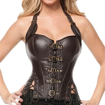 Brown Sexy Corsets And Bustiers Gothic Steampunk Clothing Faux Leather Floral Steel Boned Waist Trainer Shapers Steampunk
Brown Sexy Corsets And Bustiers Gothic Steampunk Clothing Faux Leather Floral Steel Boned Waist Trainer Shapers Steampunk