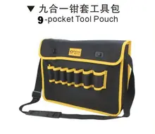 

BESTIR taiwan made oxford complex material PVC 600D durable pocket tool bag NO.05155