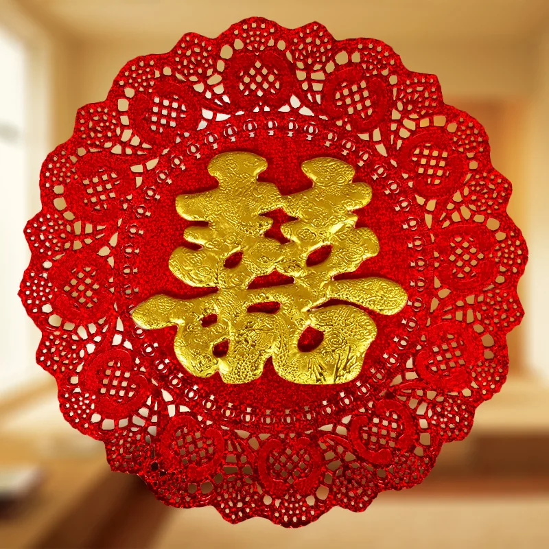 2pcs Creative Double Happiness Exquisite Lace Hollow 3D Paper-cut Stickers For Wedding Home Window Marriage Room Wall Decor
2pcs Creative Double Happiness Exquisite Lace Hollow 3D Paper-cut Stickers For Wedding Home Window Marriage Room Wall Decor