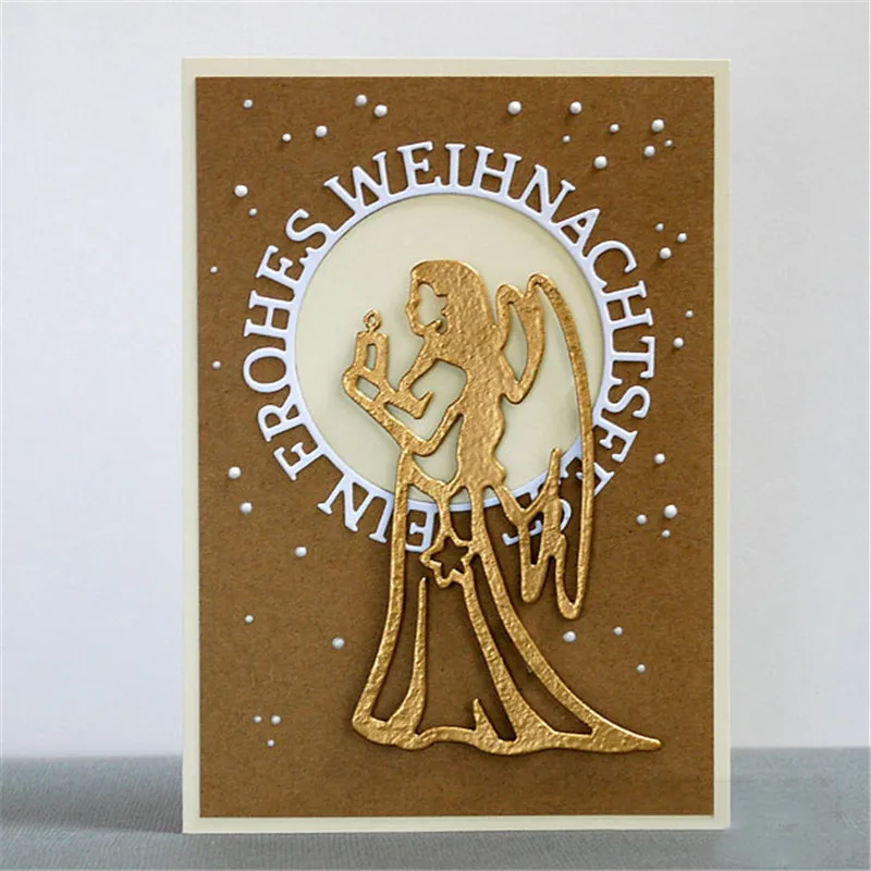 Naifumodo Schutzengel Dies Metal Cutting Dies Scrapbooking Angel Die Cut for Card Making Craft Dies Paper Embossing New 2019
Naifumodo Schutzengel Dies Metal Cutting Dies Scrapbooking Angel Die Cut for Card Making Craft Dies Paper Embossing New 2019