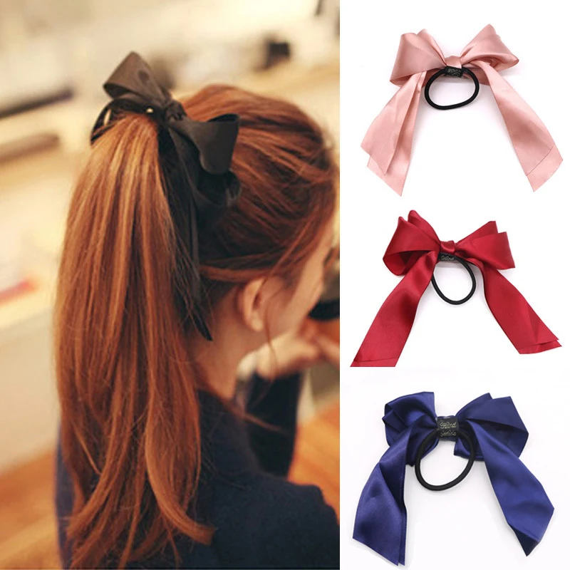 Adisputent Fashion Hair Accessories Hair Band Sweet Large Ribbon Bow Ring Rope Girls Women Elastic Hair Band 2018
Adisputent Fashion Hair Accessories Hair Band Sweet Large Ribbon Bow Ring Rope Girls Women Elastic Hair Band 2018